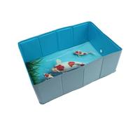 Genérico Dog Pool - Foldable Dog Bath Tub | Pet Swimming Pool | PVC Foldable Pet Bath Tub with Drainage Cat Bathing Tubs, Portable for Indoor Outdoor Garden Patio Backyard