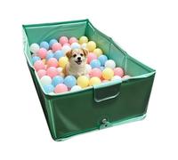 Genérico Dog Pool - Foldable Non Slip Pet Bath Tub for Cooling and Washing | Portable 80x40x20cm Cat Dog with Water Pool, Portable PVC Water Basin for Backyard Beach Travel Outdoor Play and Home Use