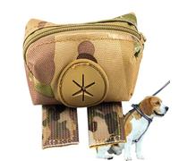 Genérico Dog Poop Bag Holder, Portable Waste Bag Dispenser, Convenient Storage Pouch for Pet Outings, Easy-to-Carry Poop Bags Organizer, Durable and Compact for Dog Lovers, (Black)