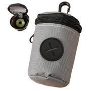 Genérico Dog Poop Bag Holder - Portable Waste Carrier, Zipper Clip Pouch Case, Pet Cleanup Bag Storage for Daily Walks, Pet Accessories Essentials, Holder for Travel Use Supplies Walking