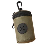 Genérico Dog Poop Holder, Waste Bag Dispenser, Pet Training Pouch, Sturdy Zipper Clip Design Portable Storage Solution for Puppy Small Medium Large Breed Home Travel Camping Walking Training