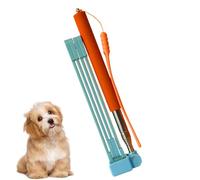 Genérico Dog Poop Scooper - 8 Inch Telescopic Pooper Scooper | ABS Pet - Foldable Heavy Duty Waste Picker with Stainless Steel Handle and Trash Bag for Grass Yard Gravel Dirt Cleaning