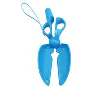 Genérico Dog Pooper Scooper - 10.23-Inch Yard Poop Scooper | Poop Scoop Dog Waste - Scissors Shaped Anti Slip Handle with Lanyard Portable Pet Waste Picker for Yard Park Walking Camping Use