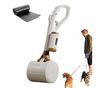 Genérico Dog Pooper Scooper, Portable Pet Cleaning Tool, Sturdy Dog Poop Scoop with Handle, Multi-Functional Comfort Cat Poop for Sand, Playgrounds, Backyards, Grass, Travel,