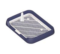 Genérico Dog Potty Tray - Durable 50x40cm | Pee Pad Dog Toilet Flat Potty Tray with Mesh Grids | Reusable Pee Holder with Removable Column For Home Pet Shop Indoor Use
