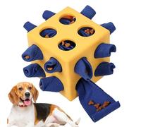 Genérico Dog Puzzle Ball, Puppy Treat Dispenser Slow Feeder, Interactive Enrichment Chew Toy for Mental Stimulation and Training of Small Medium Large Dog Breeds, 10x10x10cm