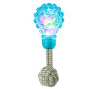 Genérico Dog Rope Toy Funny Light Bulb - Teeth Grinding Interactive Knot | Teething Rope Toy For Training Throwing Pulling Balcony Courtyard | Park Outdoor Walking