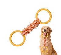 Genérico Dog Rope Toy, Tug of War Toy For Dogs, Rubber, Cotton Cope Material, Pet Chewing Training Tool For Boredom and Stimulation, War Puppy Playing Device, 44x12x6cm, Great For Solo