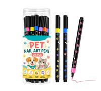 Genérico Dog Safe Nail Pen | 24-Color Quick Dry Long-Lasting Water-Based