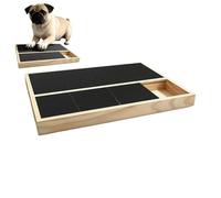 Genérico Dog Scratch Pad - 1.97x9.84 Inches Grinder Board with Treat Holder, Nail Filing Station Dogs | Home Living Room Apartment Lounge Corner Entryway, Care, Grooming Tool for Small Medium Large