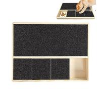 Genérico Dog Scratch Pad For Nail Filing | Wood, 35x25x3cm, 700g | Pet Drawer Maze Grinding Board | Fun Nail Sharpener Toy For Most Breeds