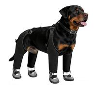 Genérico Dog Shoes - Impermeable Anti-Slip Adjustable Transpirable Apparel | Dogs Snow Boots for Ice Cold Walking Camping Outdoor Night Travel Transportation Daily Outing Urban Pet Footwear