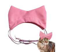Genérico Dog Shower Cap - Adjustable Head Wrap Cover, Oxford Cloth Waterproof Ear Protector, Lightweight Bathing Hat with Comfortable Secure Fit | Pet Bath Accessory for Puppies, Small Dogs and Cats