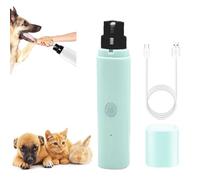 Genérico Dog Silent Nail Grinder Upgraded,Professional 2-Speed Pet Toenail Grinder,Electric Dog Nail Trimmer with Led Light,Nail Clippers,Nail Polish,Rechargeable Pet Paws Grooming Tool (Blue)