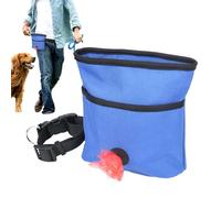 Genérico Dog Snack Pouch, Pocket-Sized Pet Treat Holder, Leakproof Food Dispenser, Poop Bag, Behavior Aid, 6.69x6.69inches for Outdoor Adventures, Daily Walking, Travel, Training