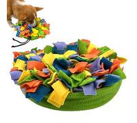 Genérico Dog Snuffle Mat, Puppy Sniffing Pad, 11.81x11.81x3.94 Inches Stimulates Natural Instincts, Interactive Puzzle Toy, Stress-Reducing Activity, Foraging Mat for Small and Medium Dogs Indoor Use