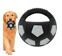 Genérico Dog Soccer Ball Interactive - Squeaky Chew Toy Handle, Football Training Companion Puppies, Chewers Breeds Play Outdoor Indoor | Puppies Chewers Breeds Play Outdoor Indoor Mental Stimulation