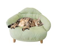 Genérico Dog Sofa, Comfortable Pet Couch, 19.69x15.75x13.39 Inches Soft Cat Nest with Legs, Cozy Bed Chair for Breathable, Living Room, Bedroom, Couch Style Design, Dogs and Cats