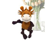 Genérico Dog Squeaky Plush Toy - Polyester Material, Soft Chew Pet Toy, Interactive Puppy Plaything | Stuffed Animal Design Training Toys For Home Park Garden Indoor Outdoor Use