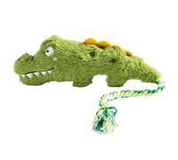 Genérico Dog Squeaky Toys, Animal Plush ChewToy, Funny Enrichment Chew for Poodle Bulldog Puppy, Indoor Outdoor Interactive Toy for Camping, Travel, Home Comfort, Playtime Fun, Crocodile
