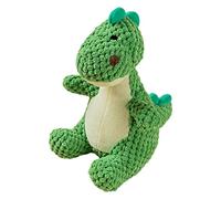Genérico Dog Squeaky Toys, Anti Stress Plush Dinosaur Chew Toy for Aggressive Chewers, Green Calming Teething Aid Puppies, Training, Boredom, Play, Beach, Park, Yard Activities
