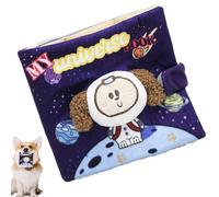 Genérico Dog Squeaky Toys, Puppy Puzzle Book, Interactive Squeaker Toy, & Indestructible, Chew-Resistant Design, (Multicolor), Indoor Pet & Self-Entertainment