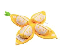 Genérico Dog Squeaky Toys, Puppy Snuffle Mat, Interactive Plush Feeder, Crinkle Paper Toy, Boredom Puppy Toy for Indoor, Home Pet, Play and Training, 9.84x9.84x9.84 Inches, Yellow