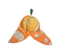 Genérico Dog Squeaky Toys - Soft Plush Material Fun Orange Squeaky Games with Crinkle Paper | Interactive Dog Toys, Stimulating Play Toy For Travel Beach Pool Yard Home Garden Indoor and Outdoor