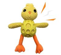 Genérico Dog Squeaky Toys, Stress Plush Chick, 11.81x10.24in Chew Animal Toy Medium, Large Breeds Interactive, Mental Stimulation for Teething Pet Supplies, Fun, Engaging Play, Dogs