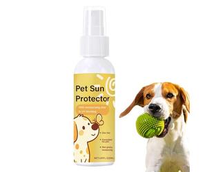 Genérico Dog Sunblock Spray Protection - 50ML UVA UVB Shield System, Sweat Resistant Hydration Skin Care Liquid Formula, Outdoor Pet Sunburn Prevention Mist, Beach Hiking Camping Daily Walking Use