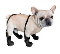 Generico Dog Suspender Booties Anti Dirt Outdoor Shoes for Small Medium Dogs, Polyester Adjustable Leg Straps Paw Covers, Lightweight Protective Gear for Walking Travel Rainy Days