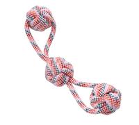 Genérico Dog Teething Toy - Cotton Rope Three-Ball Knotted Ťoy | Durable Creative Teethīnģ Tōy For All Dog Sizes | For Puppies Adult Dogs, Helps Clean Teeth, Relieve Teetħing