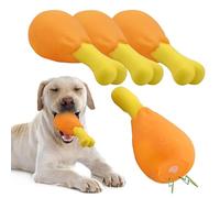 Genérico Dog Teething Toys For Aggressive Chewers | 4PCS Simulated Chicken