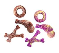 Genérico Dog Teething Toys - Nylon Beef Flavor Pet Supplies - 3 Pieces Puppy Chew Toys for Medium Dog,for Medium Large Small Breed Boredom Keeping Busy Indoor Home Travel Outdoor