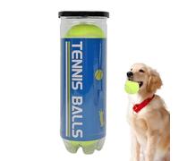 Genérico Dog Tennis Balls, 3X Indestructible Fetch Toys, Sturdy Interactive Training Balls, High-Bounce Pet Play Supply, Toy for Active Dogs and Cats, Perfect for Outdoor Exercise and Bonding