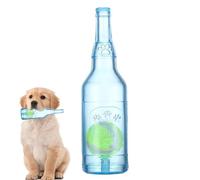 Genérico Dog Toy Bottle, Interactive Floating Squeak Toy, 7.87x2.16in Teething Tennis Bottle with Ball Inside, Pet Supplies for Small and Medium Dogs, Chewing, Playtime