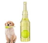 Genérico Dog Toy Bottle - Interactive Floating Squeak Toy, Pet Supplies, Teething Tennis Bottle with Tennis Ball Inside for Small Medium Dogs
