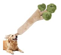 Genérico Dog Toy Stuffed, Vegetable Shaped Plush Chew, Soft Interactive Pet Teether, Chattering Squeaky Training Aid, Ideal for Puppy Behavior Play, Cat Ingested Ease, Indoor Pet Accessory