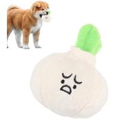 Genérico Dog Toy Stuffed with PP Cotton Filling, Polyester Vegetable Shaped Plush Chew Toy, Interactive Chattering Toys for Dogs and Cats, Ideal for Behavioral Training and Teething Relief