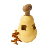 Genérico Dog Toy Treat Dispenser, Rubber Puppy Chewing Toy, Pet Teeth Grinding Supplies, Chicken Leg Shape, Fun Food Dispensing Chew Tool for Home, Interactive Puppy Play