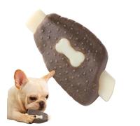 Genérico Dog Toys Aggressive Chewers, Beef Flavor Chew Bone, 4.72x2.36 Inches, Chicken Wing Shape Design, Teething Support, Oral Health Promoter for Indoor and Outdoor Play, Multicolor