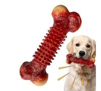 Generico Dog Toys for Aggressive Chewers - PVC 18 x 6 x 4 cm | Chew-Proof Calming Squeaky Bone Shape Enrichment Toy | Durable Dog Toy for Indoor, Outdoor, Home, Backyard, Park, Play, Holiday And