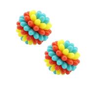 Genérico Dog Toys, Lettuce Pets Chew Ball, Heavy-Duty Spiky Chew Ball - Dental-Friendly Toy for Medium & Large Dogs Teeth Cleaning