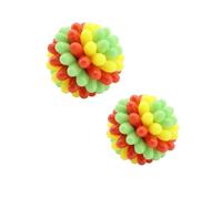Genérico Dog Toys, Lettuce Pets Chew Ball, Heavy-Duty Spiky Chew Ball - Dental-Friendly Toy for Medium & Large Dogs Teeth Cleaning