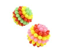 Genérico Dog Toys, Lettuce Pets Chew Ball, Heavy-Duty Spiky Chew Ball - Dental-Friendly Toy for Medium & Large Dogs Teeth Cleaning