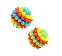 Genérico Dog Toys, Lettuce Pets Chew Ball, Heavy-Duty Spiky Chew Ball - Dental-Friendly Toy for Medium & Large Dogs Teeth Cleaning