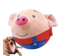 Genérico Dog Toys - Pet Toys | Interactive Dog Toys | Squeaky Dog Toys, Jumping Bunny Plush Toy, Pet Bouncing Balls Washable Cartoon Rabbit Sound Electronic Toys, Plush Dog Toys - Bouncing Dog Toys