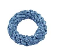 Genérico Dog Toys Rope - 19x19x3cm Colorful Chew-Resistant Cotton Ropes, Heavy Duty Chewing Toys Puppy | Tug of War Toy Aggressive Pets Biting & Teething, Interactive Play For Large Medium Dogs