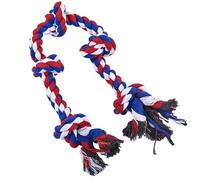 Genérico Dog Toys Rope, Tough Chewing Toy, 35.43x1.97x1.97 Inches Portable Sturdy Heavy Duty Oral, Rope for Medium Large Dogs, Puppy Teething Tool Teeth Cleaning