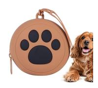 Genérico Dog Training Treat Pouch | Silicone Wasterproof Portable Holder with Lanyard,Dog Training Treat Bag - for Feeding Outdoor Park Home Puppy Snack Food Reward Waist Pocket Hands